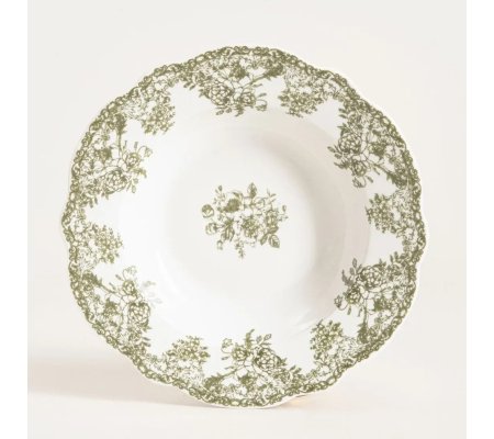 Глибока тарілка Homla LOURRY 22 см Зелений