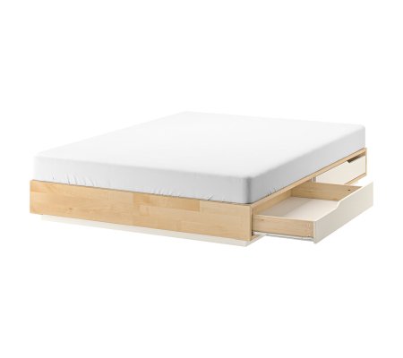 IKEA Ліжко MANDAL 140x200 см Білий (ИКЕА МАНДАЛ)