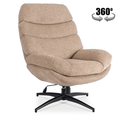 Кресло мягкое поворотное Mebel Elit ASTURIA Бежевый