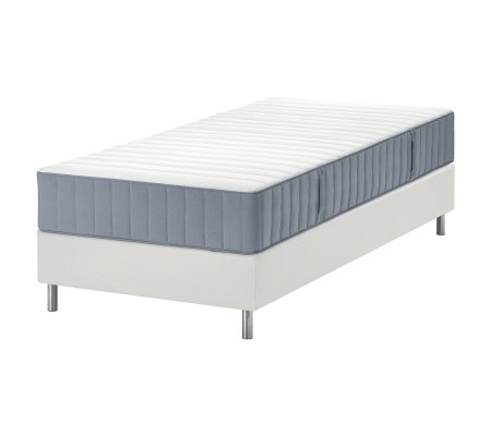 IKEA Ліжко з матрацом LYNGOR 90х200 см Білий (ИКЕА ЛИНГОР)