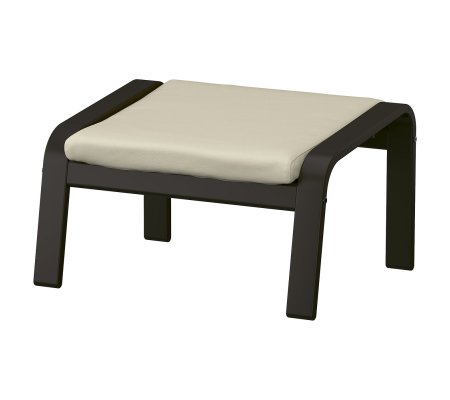 IKEA Подставка для ног POANG Кремовый (ИКЕА ПОАНГ)