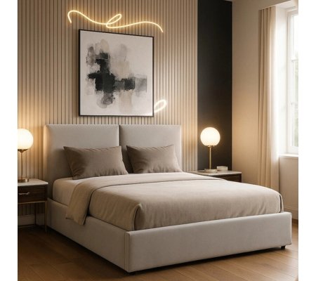 Кровать Mebel Elit MARSYLIA Welur 180x200 см Серый