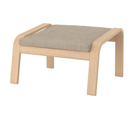 IKEA Подставка для ног POANG Бежевый (ИКЕА ПОАНГ)