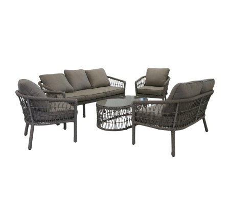 Комплект алюмінієвих садових меблів Garden Line ALF9439 Сірий