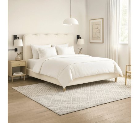 Кровать Mebel Elit IZMIR Boucle 180x200 см Кремовый