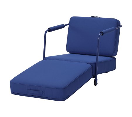 IKEA Крісло м'яке розкладне BRANNBOLL Синій (ИКЕА БРАНБОЛЛ)