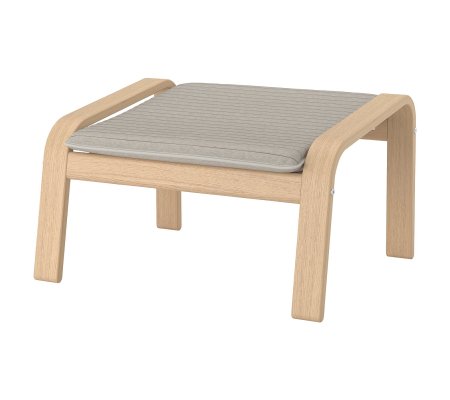 IKEA Подставка для ног POANG Светло-бежевый (ИКЕА ПОАНГ)