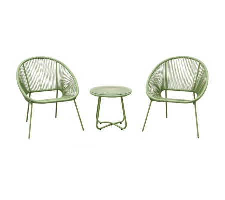 Комплект складаних садових меблів Favora TWIST Зелений