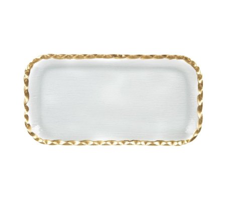 Сервірувальне блюдо Homla ELSOY 49x19 см Прозорий