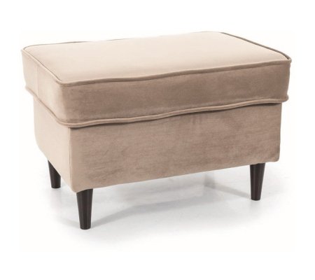 Підставка для ніг Signal RON P Welur Темно-бежевий, фото Підставка для ніг Signal RON P Welur Темно-бежевий