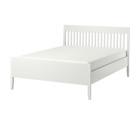 IKEA Кровать IDANAS 140x200 см Белый (ИКЕА ИДАНАС)