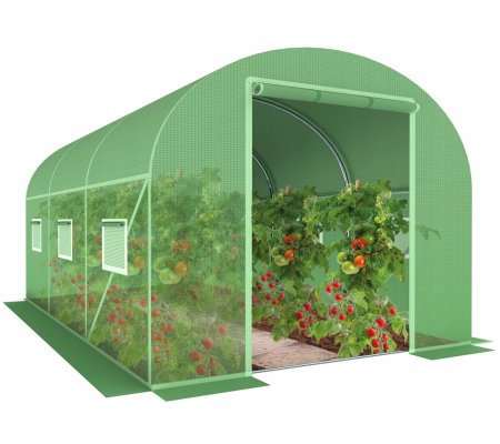 Парник теплица Kontrast 10 м² 4x2,5х2 м Зеленый, фото Парник теплица Kontrast 10 м² 4x2,5х2 м Зеленый