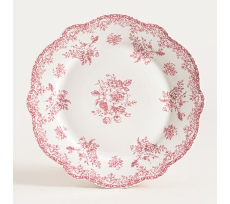 Обідня тарілка Homla LOURRY 27 см Червоний