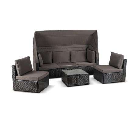 Комплект садових меблів Mebel Elit CALIENTE Чорний