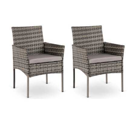 Комплект садових крісел Mebel Elit CORTO 2 шт Сірий