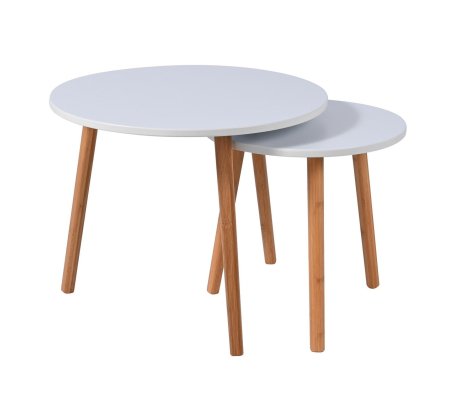 Комплект журнальных столов Kontrast SK122D 2 шт Белый