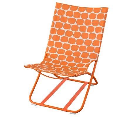 IKEA Складной шезлонг STRANDON Оранжевый (ИКЕА СТРАНДОН)