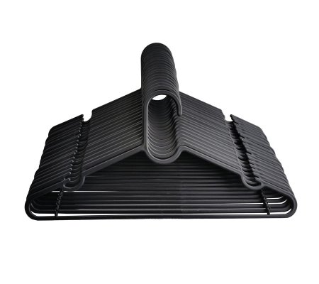 Набор вешалок Kontrast W1004 20 шт Черный, фото Набор вешалок Kontrast W1004 20 шт Черный