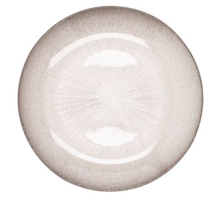 Тарелка Duka Strimma 22 см | Золотой