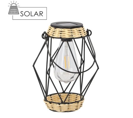 Декоративный светильник на солнечной батарее Garden Line LAP5924 Черный