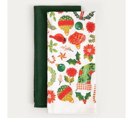 Набір кухонних рушників Homla GARLAND 45x65 см 2 шт Різнокольоровий