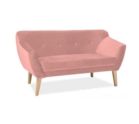 Диван Signal BERGEN Welur 2 Античний рожевий, фото Диван Signal BERGEN Welur 2 Античний рожевий