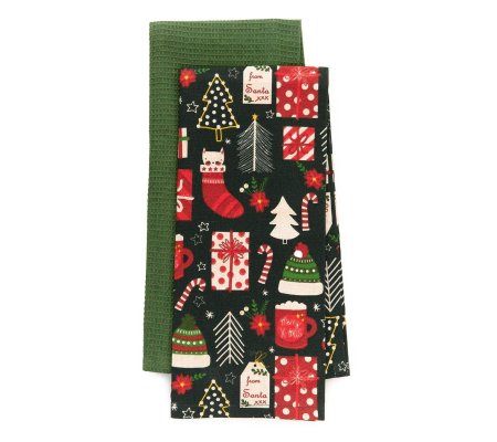 Набір кухонних рушників Homla SENTE 45x65 см 2 шт Принт