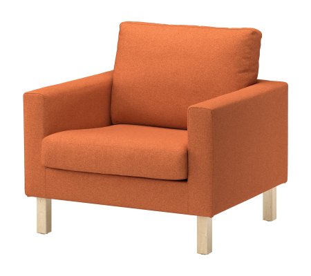 IKEA Кресло мягкое SALTSJOBADEN Оранжевый (ИКЕА SALTSJOBADEN)