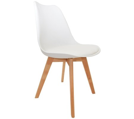 Обеденный стул Kontrast EMMA 3 Белый, фото Обеденный стул Kontrast EMMA 3 Белый