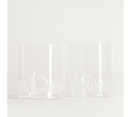 Набор стаканов для виски Homla ALCOLE 300 мл 2 шт Прозрачный