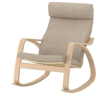 IKEA Кресло-качалка POANG Бежевый (ИКЕА ПОАНГ)