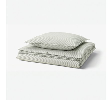 IKEA Комплект постільної білизни SOLFIBBLA 150х200 см Зелений (ИКЕА СОЛЬФИББЛА)