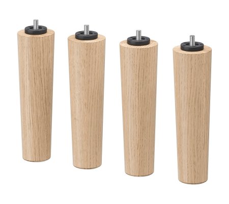 IKEA Ножки для кровати BRYNILEN 20 см 4 шт Дерево (ИКЕА BRYNILEN)