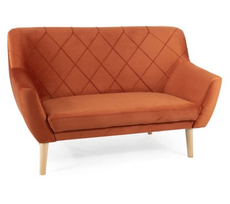 Диван Signal KIER 2 Welur Кориця, фото Диван Signal KIER 2 Welur Кориця