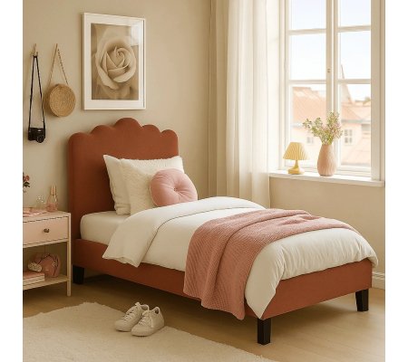 Ліжко Mebel Elit CRATER 90x200 см Рудий