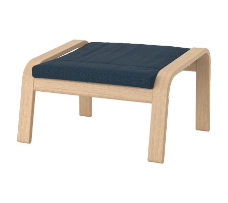 IKEA Підставка для ніг POANG Темно-синій (ИКЕА ПОАНГ)