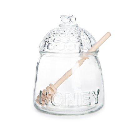 УЦІНКА Банка для меду з ложкою Homla REGEL 550 мл Прозорий