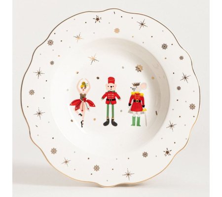 Глибока тарілка Homla LICOLA 22 см Принт, фото Глибока тарілка Homla LICOLA 22 см Принт