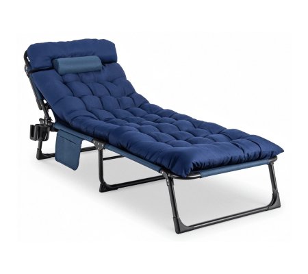 Складной шезлонг Mebel Elit SATURN Синий
