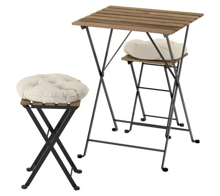 IKEA Комплект складаних садових меблів TARNO Дерево (ИКЕА ТАРНО)