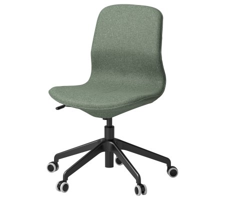 IKEA Офісне крісло LANGFJALL Зелений (ИКЕА ЛАНГФЬЯЛЛЬ)