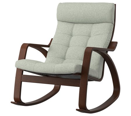 IKEA Крісло-качалка POANG Світло-зелений (ИКЕА ПОАНГ)