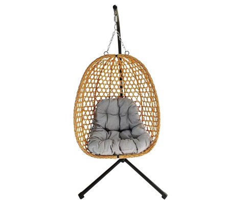 Підвісне крісло-кокон з розбірним каркасом Garden Line DRIM Бежевий