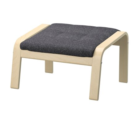 IKEA Підставка для ніг POANG Темно-синій (ИКЕА ПОАНГ)