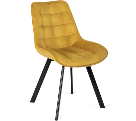 Обідній стілець Mebel Elit RICK Welur Гірчичний