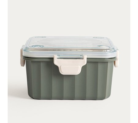 Ланч-бокс з ложкою Homla POPPIE 2,15 л Зелений