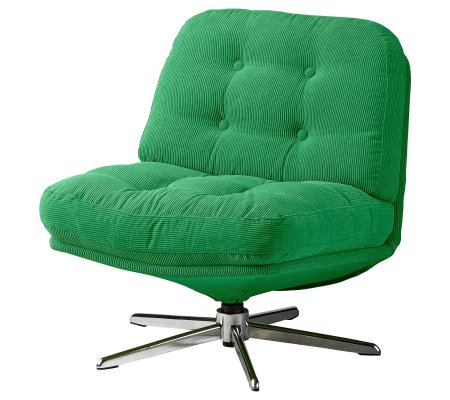 IKEA Крісло м'яке поворотне DYVLINGE Зелений (ИКЕА ДИВЛИНГЕ)