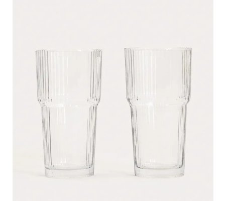 IKEA Набор стаканов Homla LYNNASO 540 мл 2 шт Прозрачный