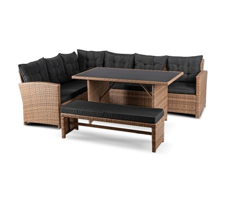 Комплект садових меблів Mebel Elit LIMPIO Світло-коричневий