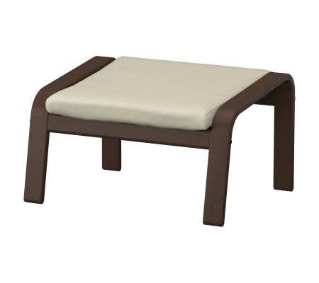 IKEA Підставка для ніг POANG Кремовий (ИКЕА ПОАНГ)